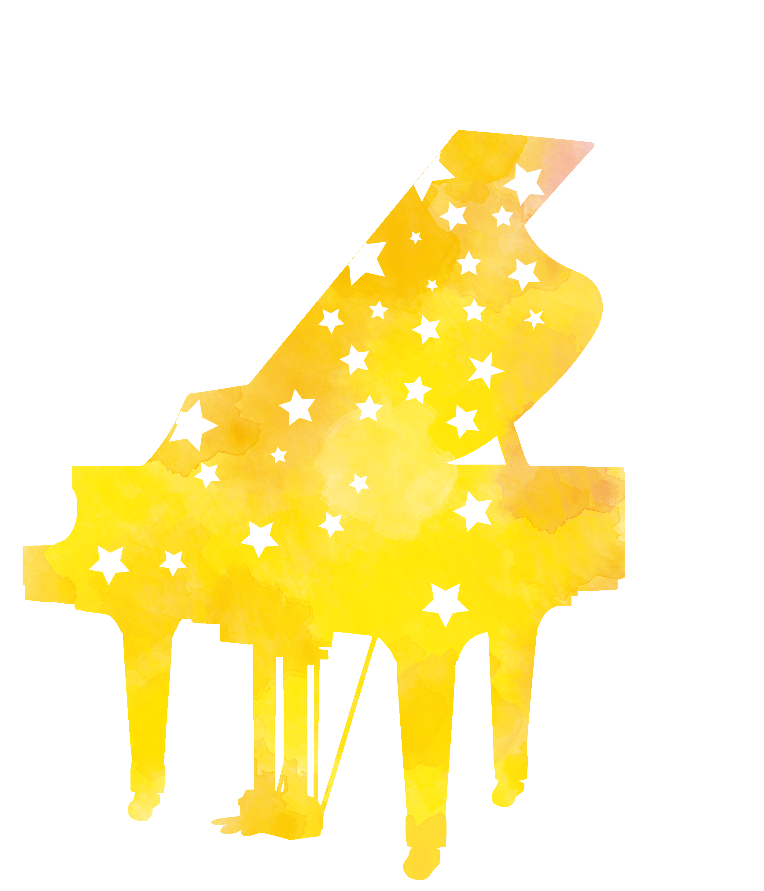 星のピアノイラスト