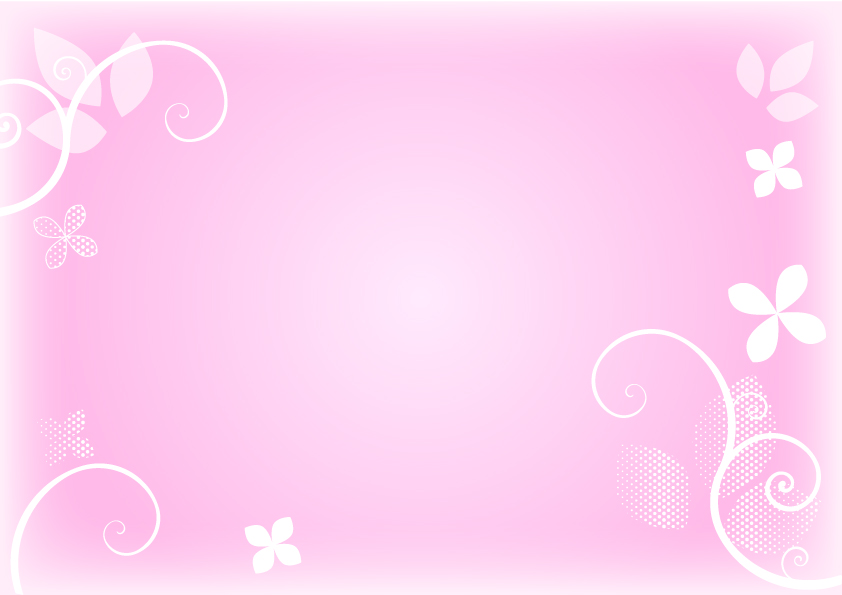 ピンクの花の背景イラスト