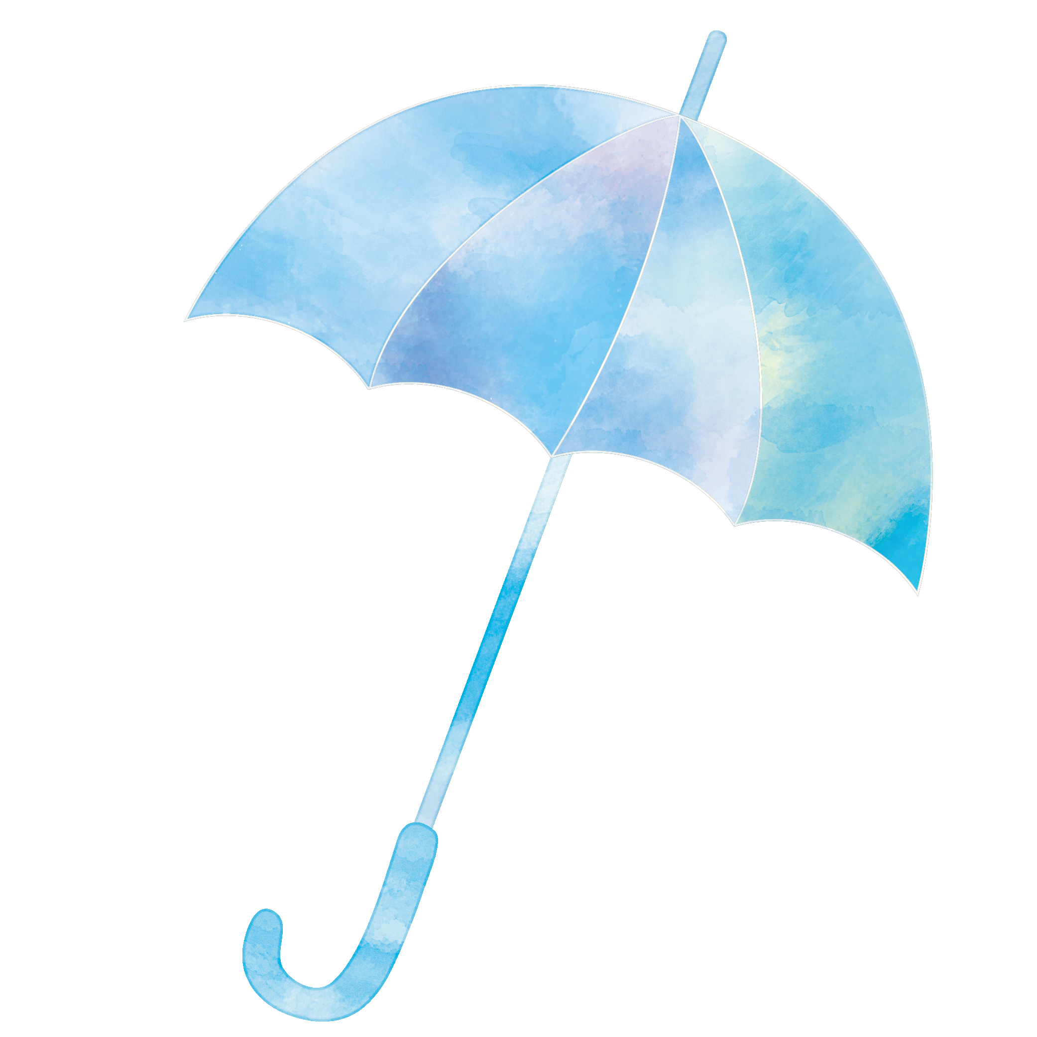 水彩風の傘イラストイラスト